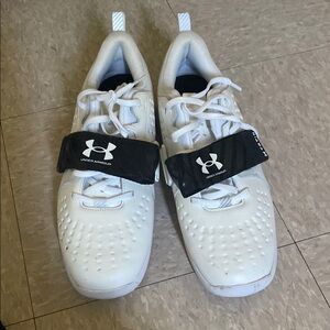 Under Armour White and Black Training Shoes